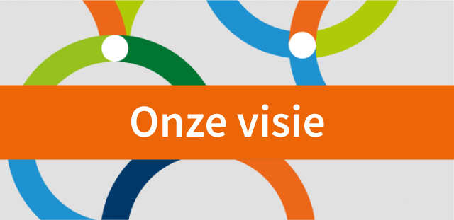 Abstracte titelachtergrond bij Visie